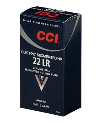 CCI 22Lr Quiet Segmented HP 40grs - 50 stk