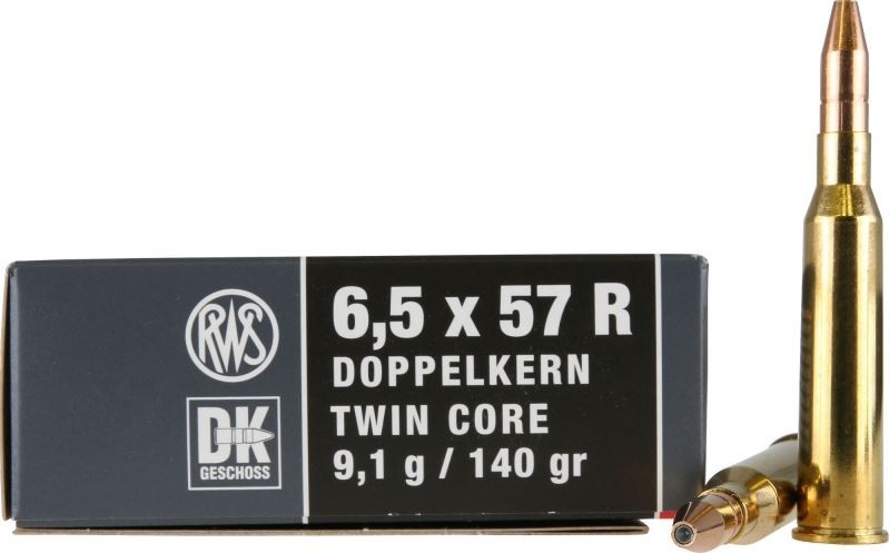 RWS 6,5x57R Twin Core 140 gr - 20 Stk | Børsemaker Wear AS