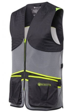 Beretta Full Mesh Skytevest, Ebony & Ice Grey str. XXL