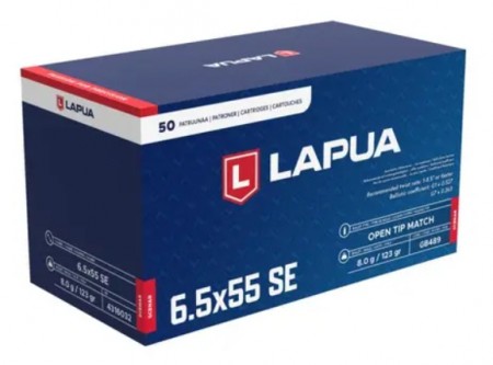 Lapua Scenar 6,5x55 8,0g / 123grs - 50 stk