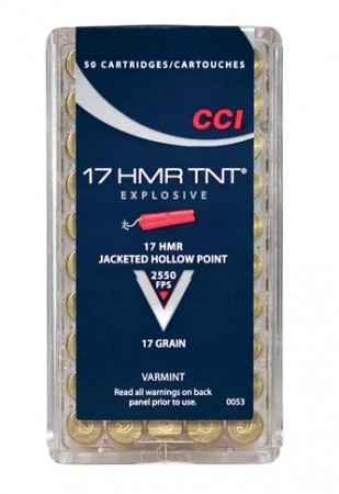 CCI 17HMR TNT 17grs - 50 stk