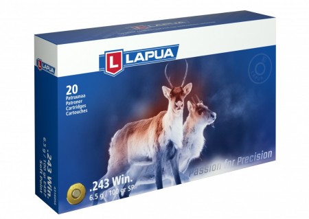 Lapua 243 Win 6,5g / 100grs SP - 20 stk