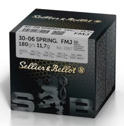 S&B 30-06 FMJ 147grs - 50 stk