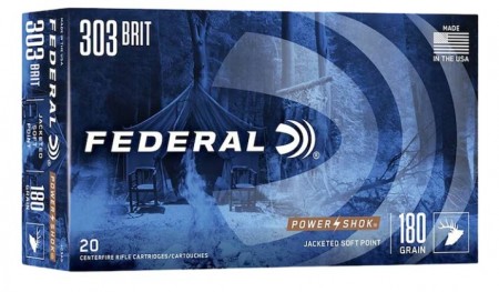 Federal 303 Brit Power Shok 180grs SP 20 stk