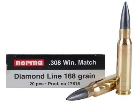 Norma 308W Diamond Line 168grs - 20 stk