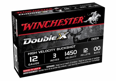 Winchester 12/76 Double-X Buckshot 12 pellets - 5 stk 