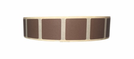 Klistrelapper 17x17mm Brun