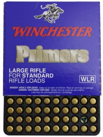 Winchester Tennhetter Large Rifle - 100 stk