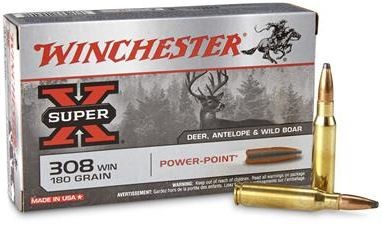 Winchester 308W Power-Point 180grs - 20 stk