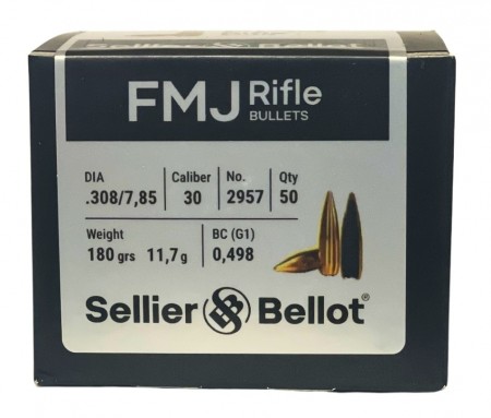 S&B Kuler 30 180 FMJ - 50 stk