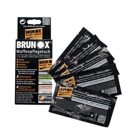 Brunox Våpenolje Servietter 5-pakning