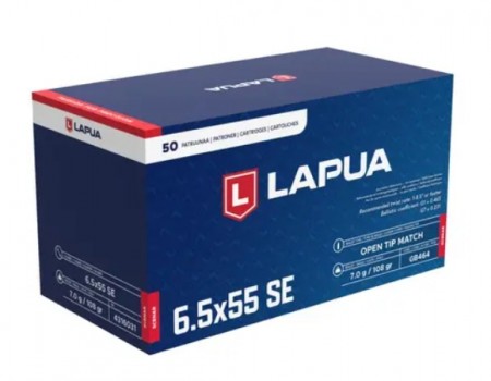 Lapua 6,5x55 6,5g / 100grs Rekrutt Scenar - 50 stk