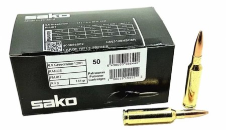 Sako 6,5 Creedmoor Range Speedhead 144 FMJ - 50 pk
