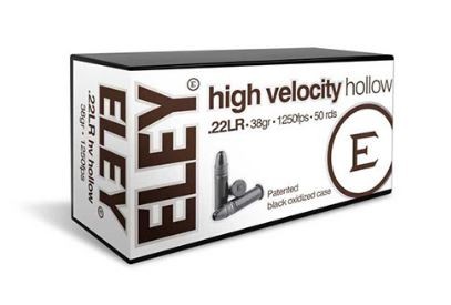 Eley High Velocity hollow point 22Lr 38gr 