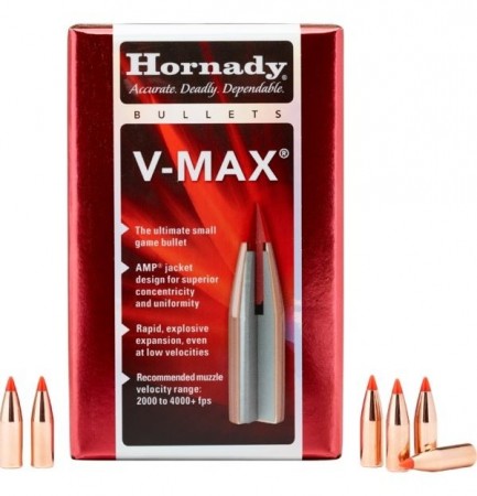 Hornady 6mm V-Max 58gr - 100 stk