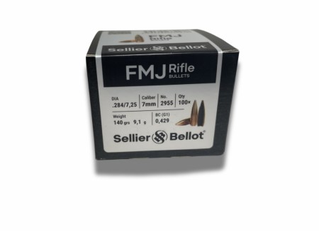S&B 7mm Kuler.140grs FMJ  - 100 stk