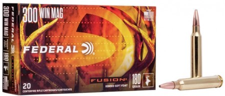 Federal 300 Win Mag Fusion 180grs - 20 stk