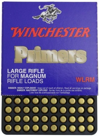 Winchester Tennhetter Large Rifle Mag. - 100 stk