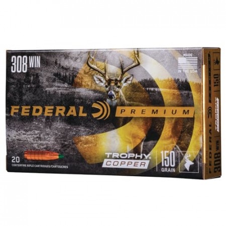 Federal Premium 308W 165 Trophy Copper - 20 stk