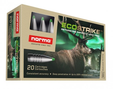 Norma 9,3x62 Ecostrike 14,9g - 20 stk Blyfri
