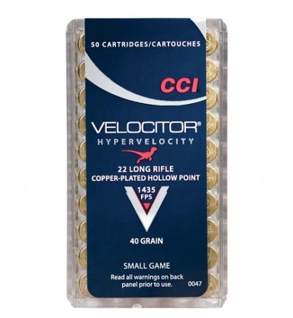 CCI 22Lr Velocitor 40grs - 50 stk
