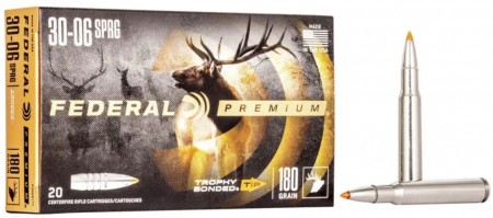 Federal Premium 30-06 180 Trophy Bonded TIP - 20 stk