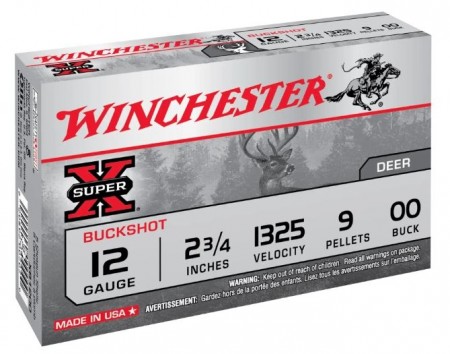Winch. 12/70 Super-X BUCKSHOT 9 pellets