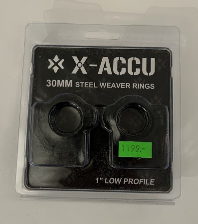 X-ACCU 30MM Steel Weaver QD Rings