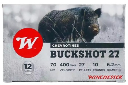 Winchester 12/70 Buckshot 27 pellets 38g.