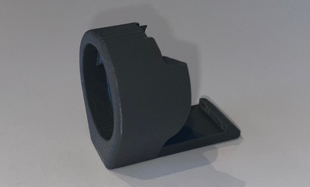 Til forsikte klemt fast på løp