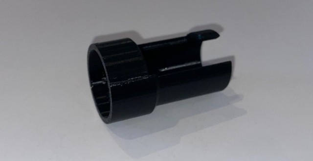 Til forsikte skrudd fast på løp