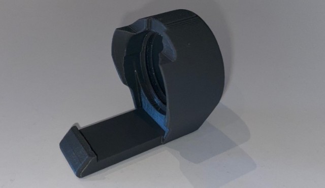 Til forsikte klemt fast på løp